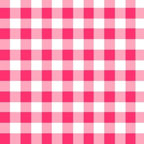 Bright Pink Gingham, Gingham Fabric, Nursery Fabric, Baby Fabric, Baby Quilt, Baby Apparel, Quilting, Check, Valentines Day, Valentine