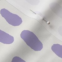 Small Paint strokes wallpaper - Digital lavender on Soft white