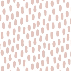 Small Paint strokes wallpaper - pink on white