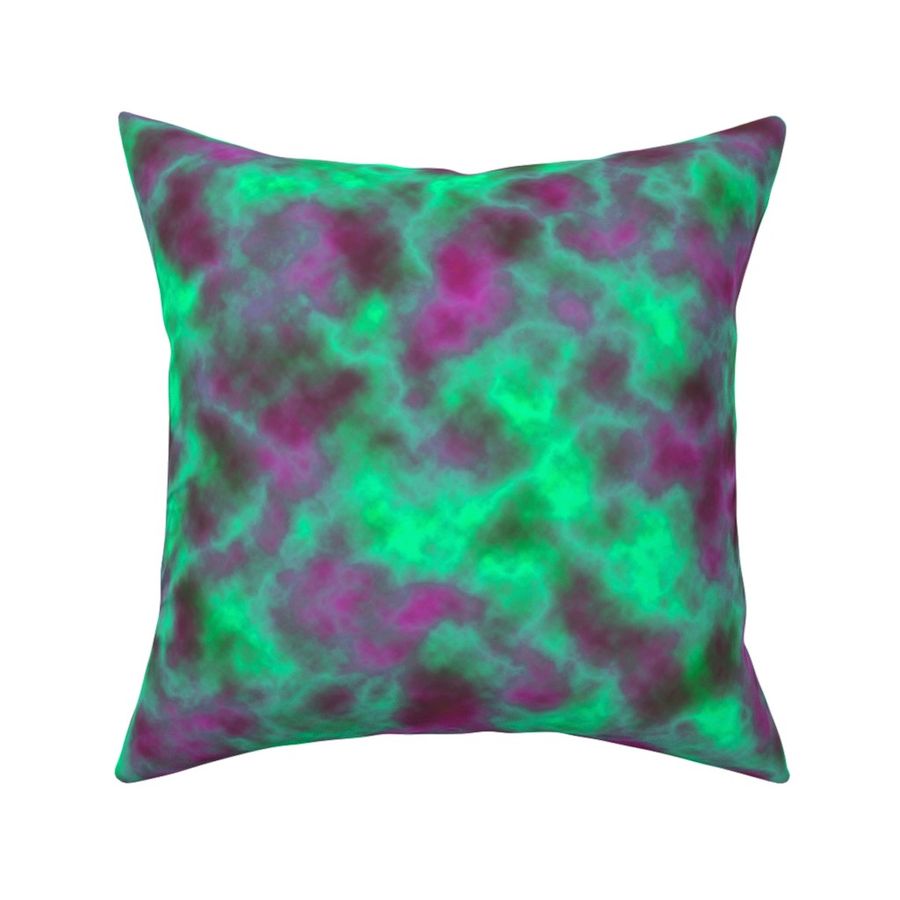 Tie Dye Underwater Purple Green