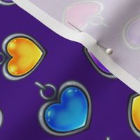 Gem Hearts - PURPLE