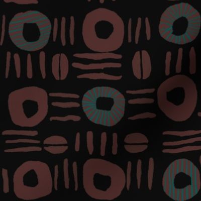  Abstract Donuts and Coffee Beans-East fork Challenge colors