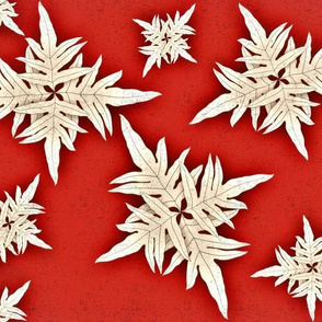 Snowflakes Hawaiian Style Lauae fern