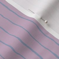 Blue Grey Pinstripe on pinkish purple