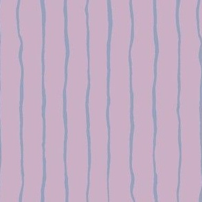 Blue Grey Pinstripe on pinkish purple