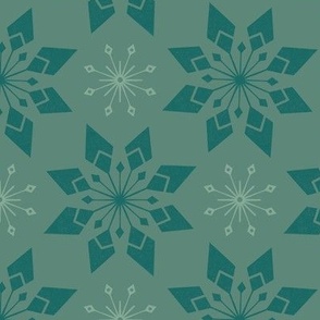 Holiday Snowflake Greens