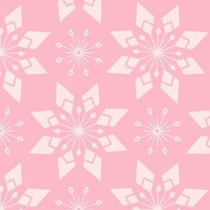 Holiday Snowflake Light Pink