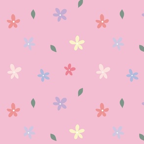  Pink floral pattern
