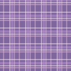 Vintage purple checkered
