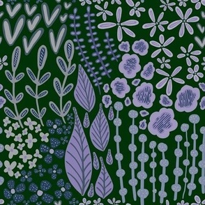 doodle_flowers green