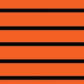 "Ring The Bell" Stripe 1 INCH Black STRIPE Orange BACKGROUND 