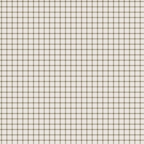 Intangible Small Grid, army green cream
