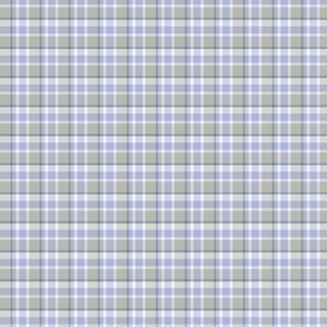 Intangible Plaid Tartan W, pale gray, sky blue, steel gray off white