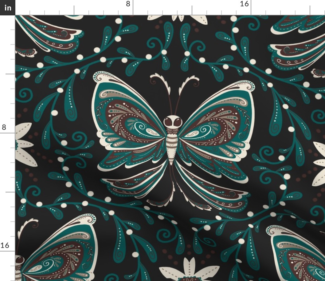 butterfly dark background