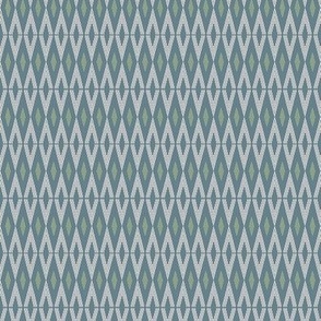 Triangle Weave tile med blue