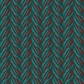 brown_green_abstract_leaves_aggadesign