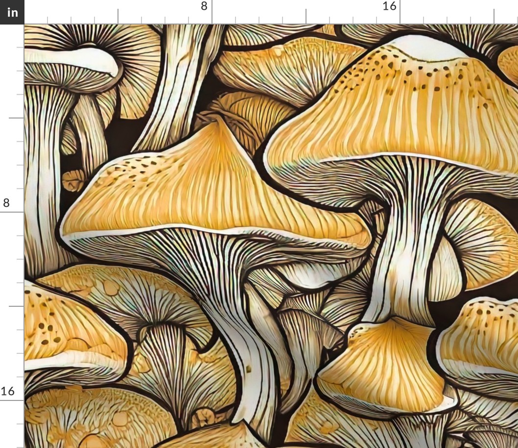 Large scale mushrooms