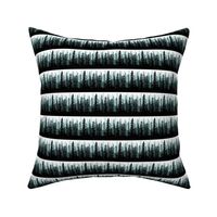 Minty Pines Pillow - 2 inch
