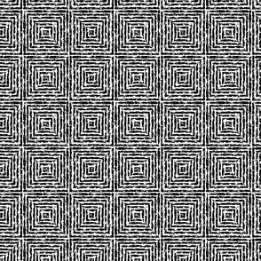 Black and White Square lines