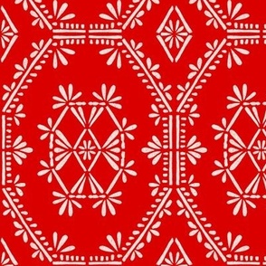 Sia Boho Tiles Holiday Red