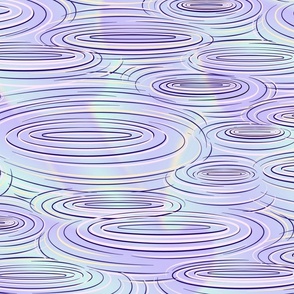 Raindrop Ripples on a Pond