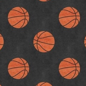 basketballs - charcoal