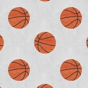 basketballs - light grey