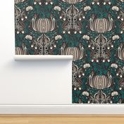  East Fork Pumpkin motifs - fall - floral - acorn - home decor - wallpaper - bedding -mushroom.