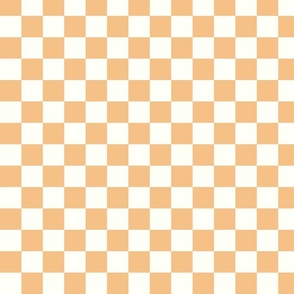 Light Yellow Orange Checker, Checkered Fabric, Checkerboard Wallpaper, Checkered Wallpaper, Check , Retro Fabric, Home Decors  Muted