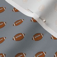 Small Scale Team Spirit Footballs on University of Alabama Cool Gray