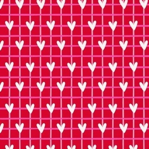 Heart Graph Check in Red (Medium)