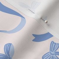 Ribbons and Bows in Light Sky Blue (Large)