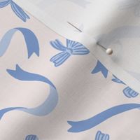 Ribbons and Bows in Light Sky Blue (Medium)