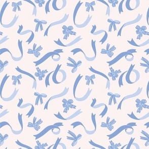 Ribbons and Bows in Light Sky Blue (Small)