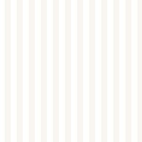 1/4 inch Candy Stripe in linen beige and white  0.25 inch - 12