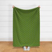 Polka poppy pods - green