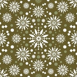 Christmas - Snowflake - Green