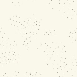 Minimalist Dot Texture | Medium Scale | Ivory White, light grey | Non directional