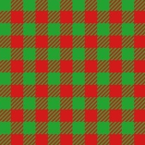 Christmas Gingham (0.5 inch check)