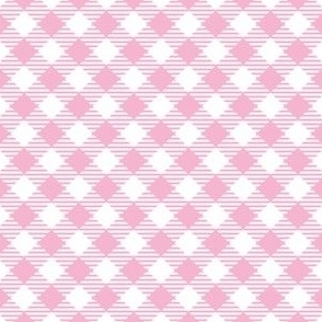 Gingham (Pink Small Diagonal)