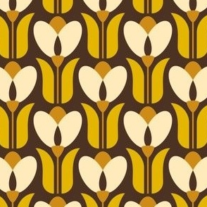 2862 C Small - retro tulips