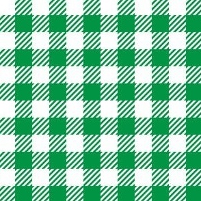 Gingham (Lucky Green 0.5 inch check)