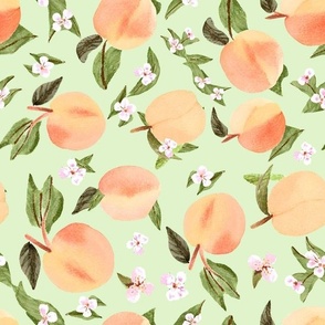 Peach Seamless Fabric, Wallpaper and Home Decor