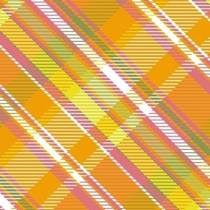 diagonal woven - Petal Solid Optimism 