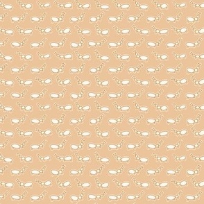 506 - Small scale warm neutral coral blush Ants on parade, marching in linear formation creating horizontal stripes  - for children decor, bed sheet, minky blankets, nursery wallpaper, animal cot sheets neutral unisex gender neutral