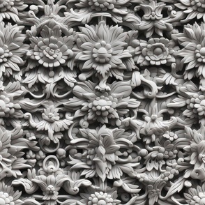 3D Bas-Relief seamless patterns-13