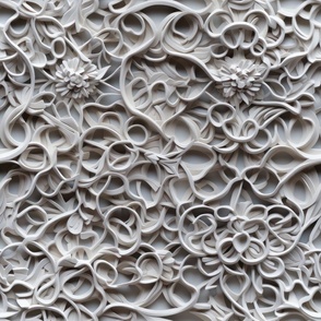 3D Bas-Relief seamless patterns-18