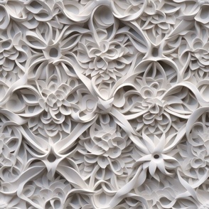 3D Bas-Relief seamless patterns-21
