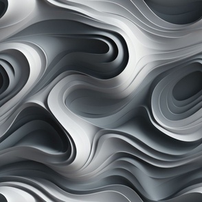 3D Bas-Relief seamless patterns-38