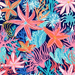 Preppy ocean pattern